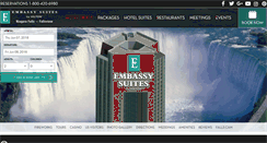 Desktop Screenshot of embassysuitesniagarafalls.com